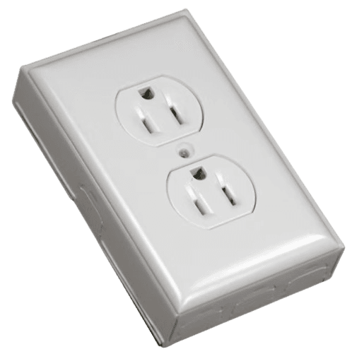 RECEPTACLE DOUBLE DECORA SURFACE-MOUNT