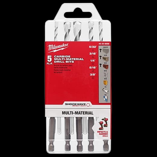 48-20-8898 - Shockwave Carbide Multi-Material Drill bit, 5pc kit