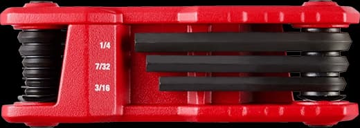 MKE 9PCS FOLDING HEX KEY SET - SAE