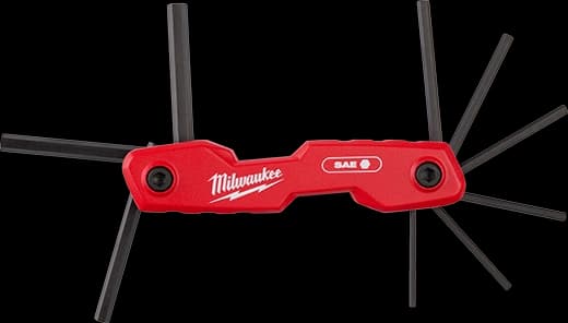 MKE 9PCS FOLDING HEX KEY SET - SAE