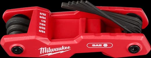MKE 9PCS FOLDING HEX KEY SET - SAE