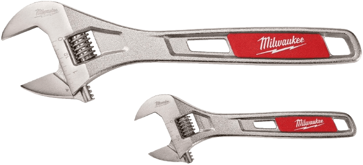 MKE 2 PC. ADJUSTABLE WRENCH SET
