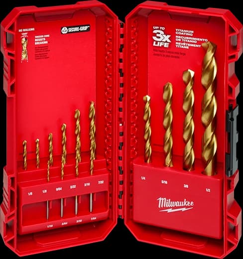 MKE TITANIUM DRILL BIT SET 14PC