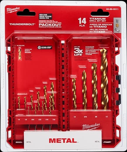 MKE TITANIUM DRILL BIT SET 14PC