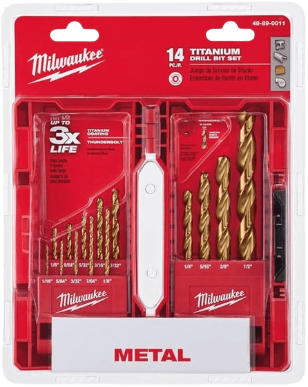 MKE TITANIUM DRILL BIT SET 14PC