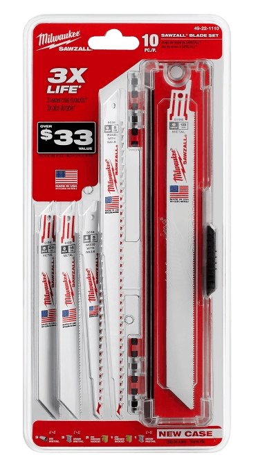MKE SAWZALL GENERAL PURPOSE 10PC