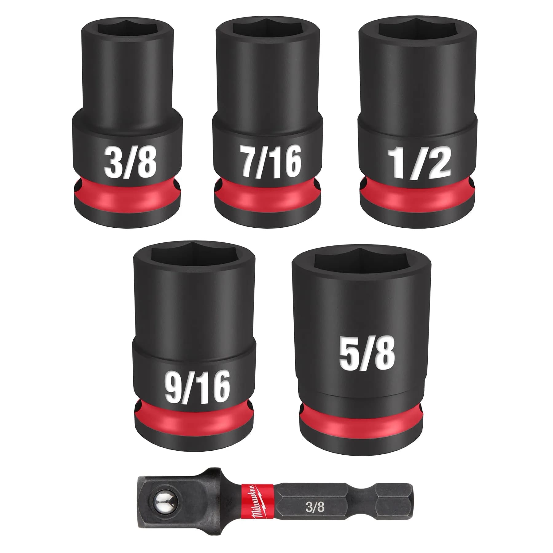 MKE 3/8" SAE STD SOCKET SET - 6PCS